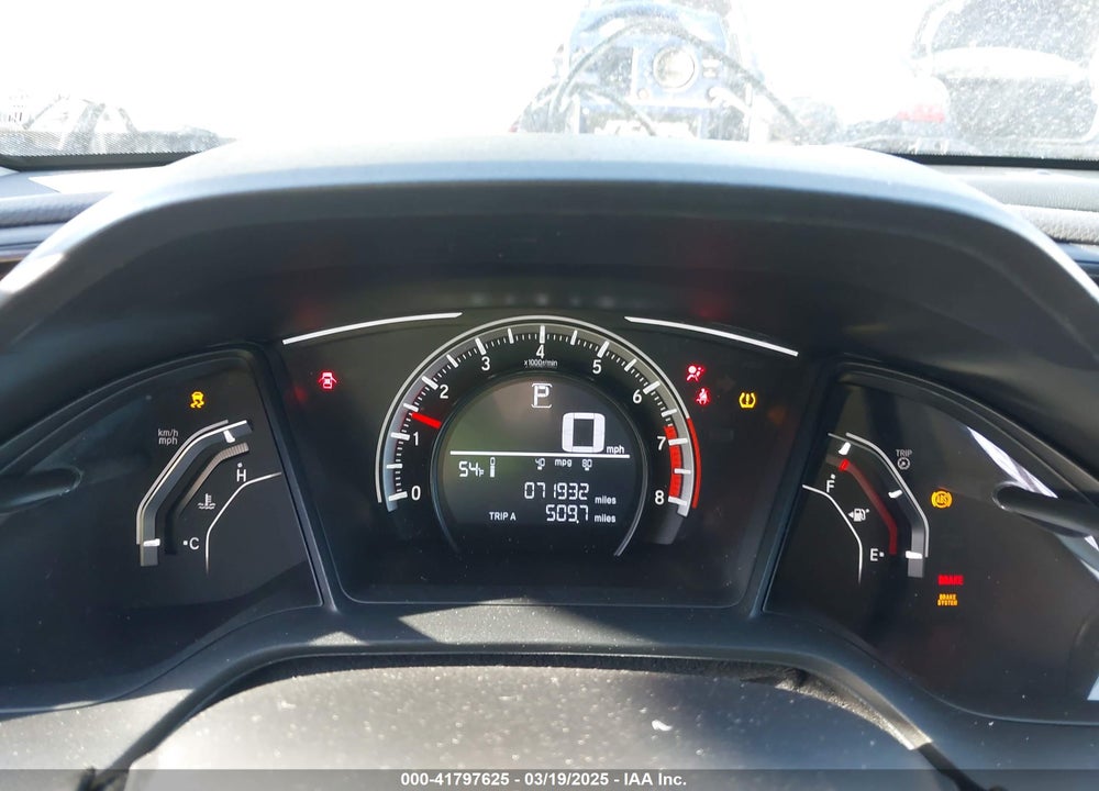 2017 HONDA CIVIC VIN: 2HGFC2F5XHH502393