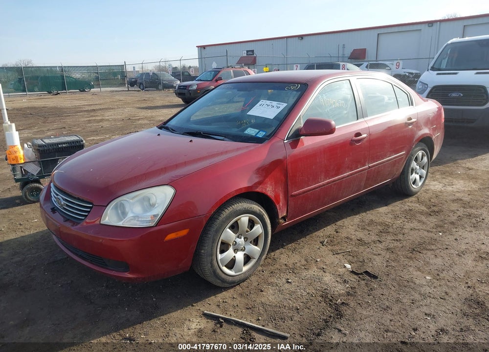 2008 KIA OPTIMA VIN: KNAGE123X85219265