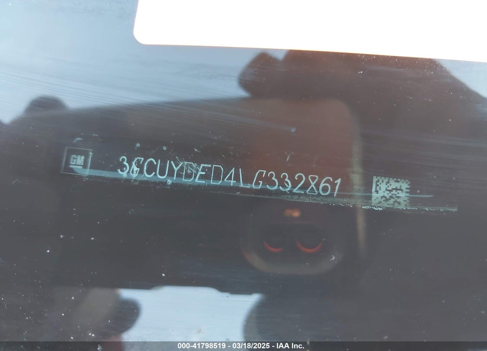 2020 CHEVROLET SILVERADO 1500 VIN: 3GCUYDED4LG332861