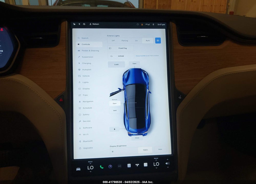 2018 TESLA MODEL S 100D/75D/P100D VIN: 5YJSA1E24JF276044