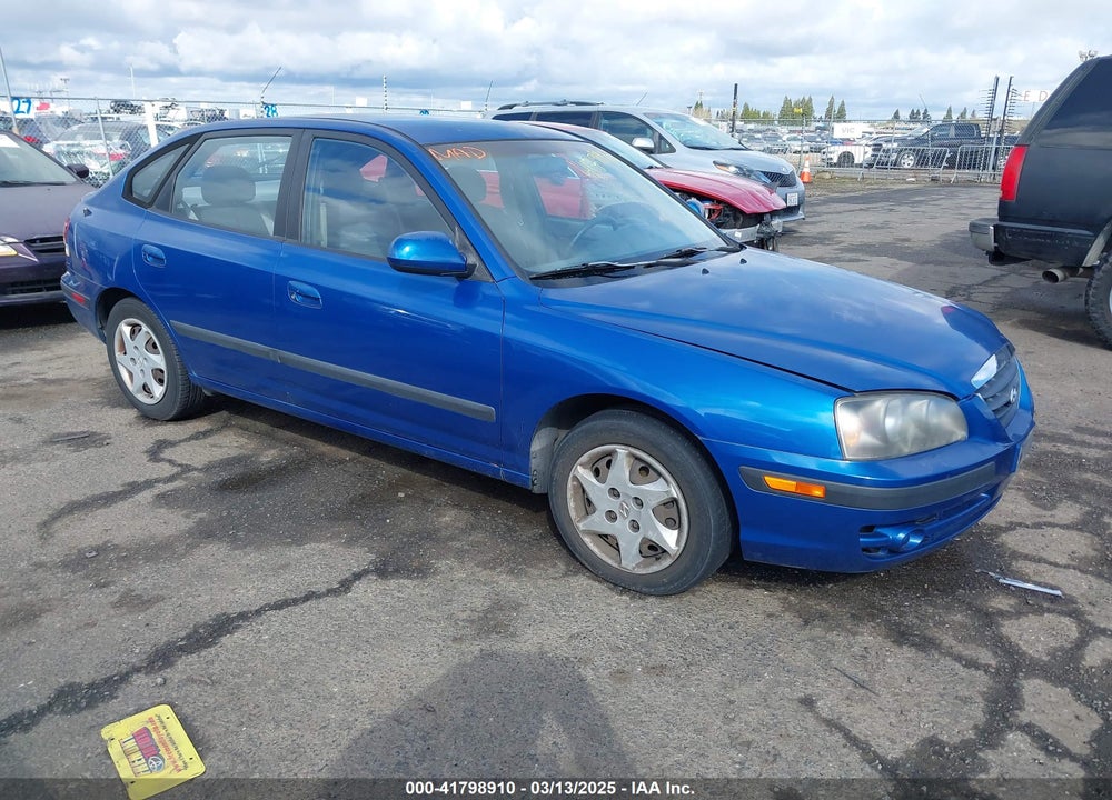 2006 HYUNDAI ELANTRA VIN: KMHDN56D86U187138