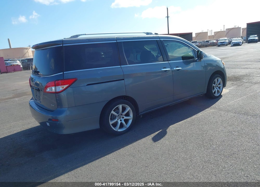 2012 NISSAN QUEST VIN: JN8AE2KP7C9049972