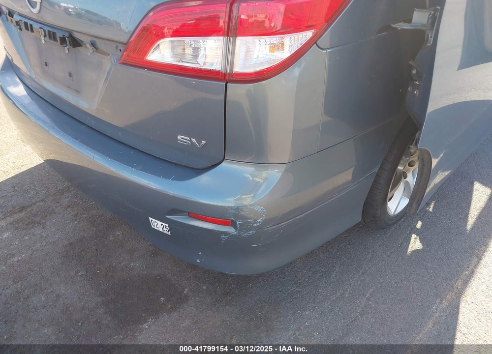 2012 NISSAN QUEST VIN: JN8AE2KP7C9049972