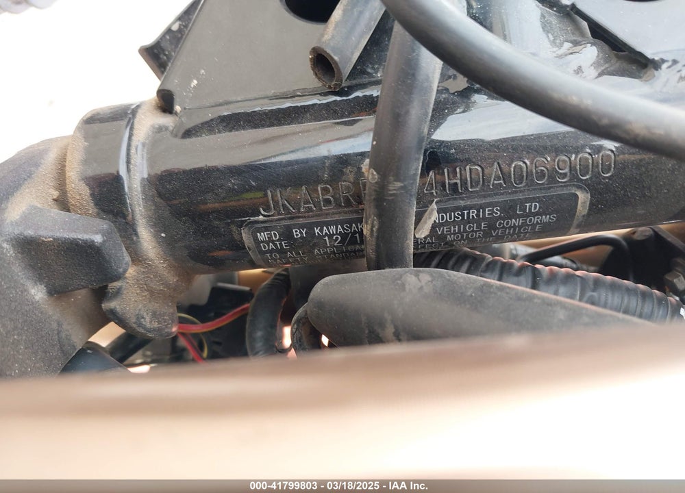 2017 KAWASAKI BR125 J VIN: JKABRRJ14HDA06900