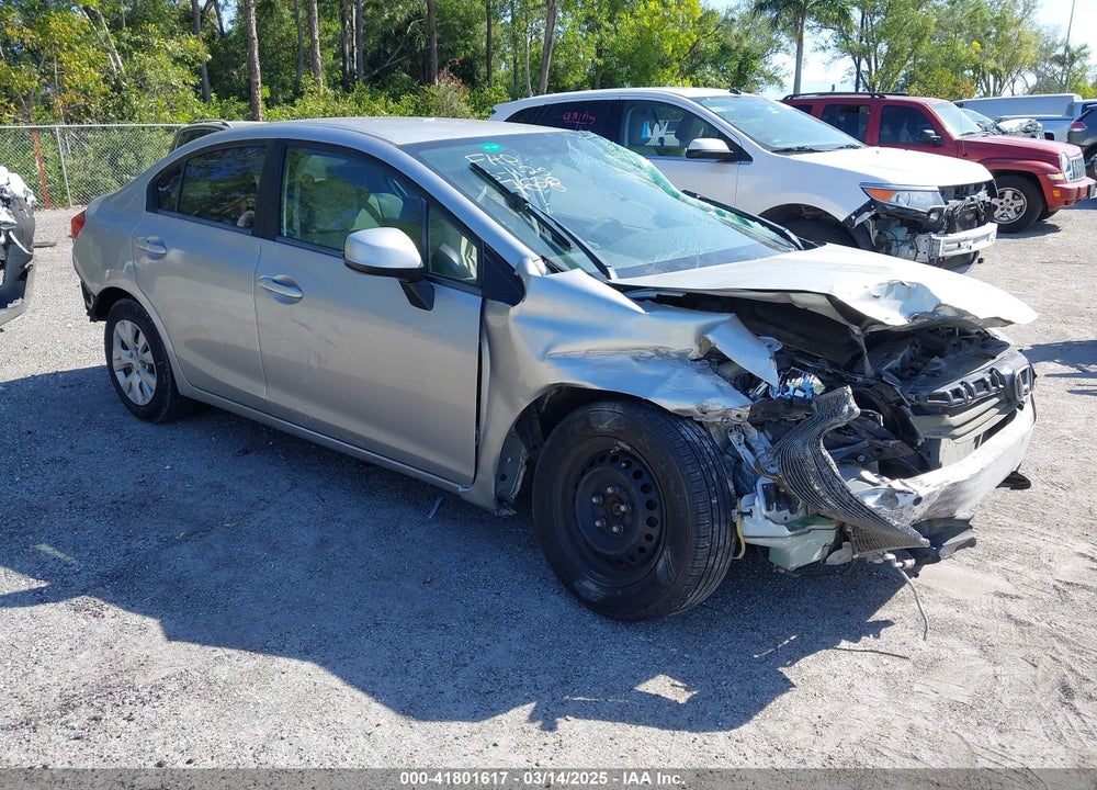2012 HONDA CIVIC LX VIN: 19XFB2F58CE087628