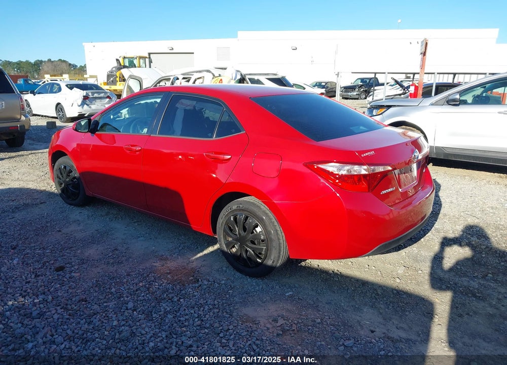 2017 TOYOTA COROLLA LE VIN: 2T1BURHE2HC807204