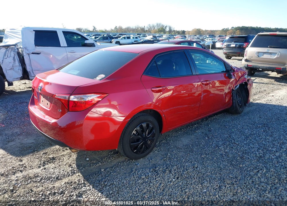2017 TOYOTA COROLLA LE VIN: 2T1BURHE2HC807204