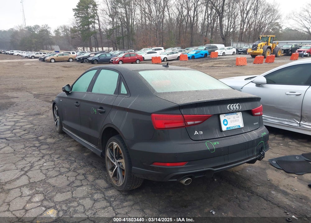 2020 AUDI A3 PREMIUM 45 TFSI S LINE QUATTRO S TRONIC VIN: WAUBEGFF0LA103168