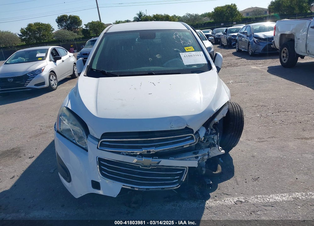 2016 CHEVROLET TRAX VIN: 3GNCJKSB7GL264728