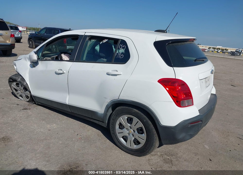 2016 CHEVROLET TRAX VIN: 3GNCJKSB7GL264728