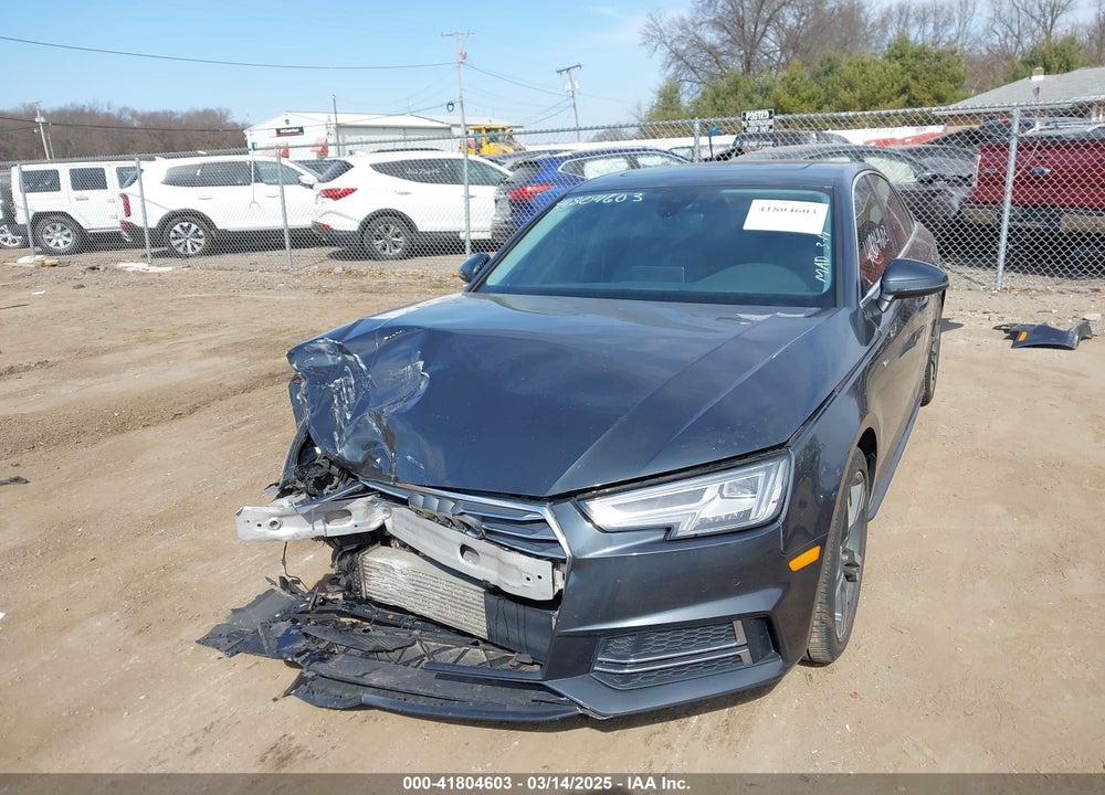 2017 AUDI A4 2.0T PREMIUM VIN: WAUENAF46HN023687