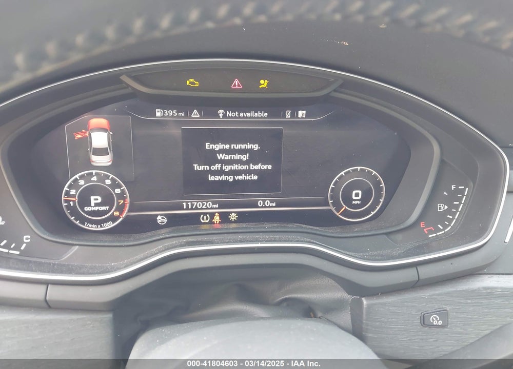 2017 AUDI A4 2.0T PREMIUM VIN: WAUENAF46HN023687