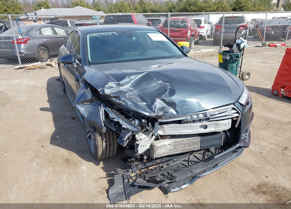 2017 AUDI A4 2.0T PREMIUM VIN: WAUENAF46HN023687