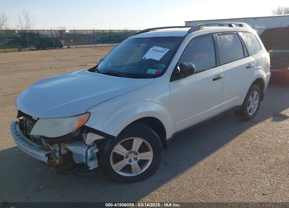 2011 SUBARU FORESTER 2.5X VIN: JF2SHABCXBH775684