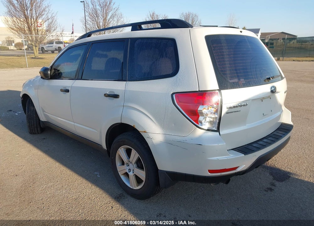 2011 SUBARU FORESTER 2.5X VIN: JF2SHABCXBH775684