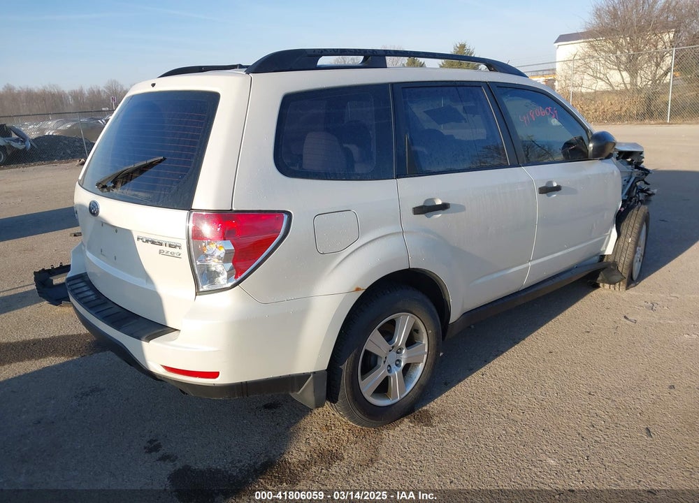2011 SUBARU FORESTER 2.5X VIN: JF2SHABCXBH775684