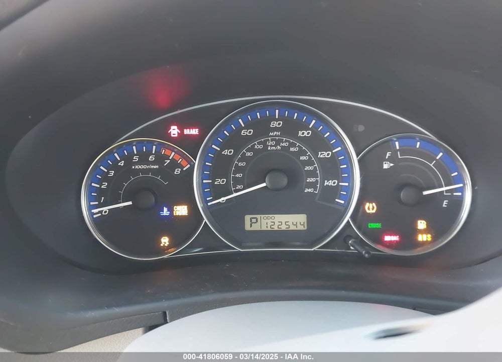 2011 SUBARU FORESTER 2.5X VIN: JF2SHABCXBH775684