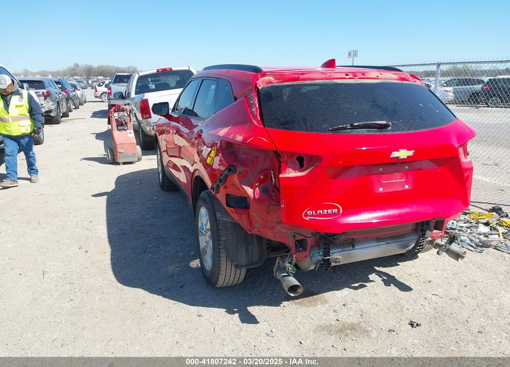 2022 CHEVROLET BLAZER VIN: 3GNKBCR42NS157028