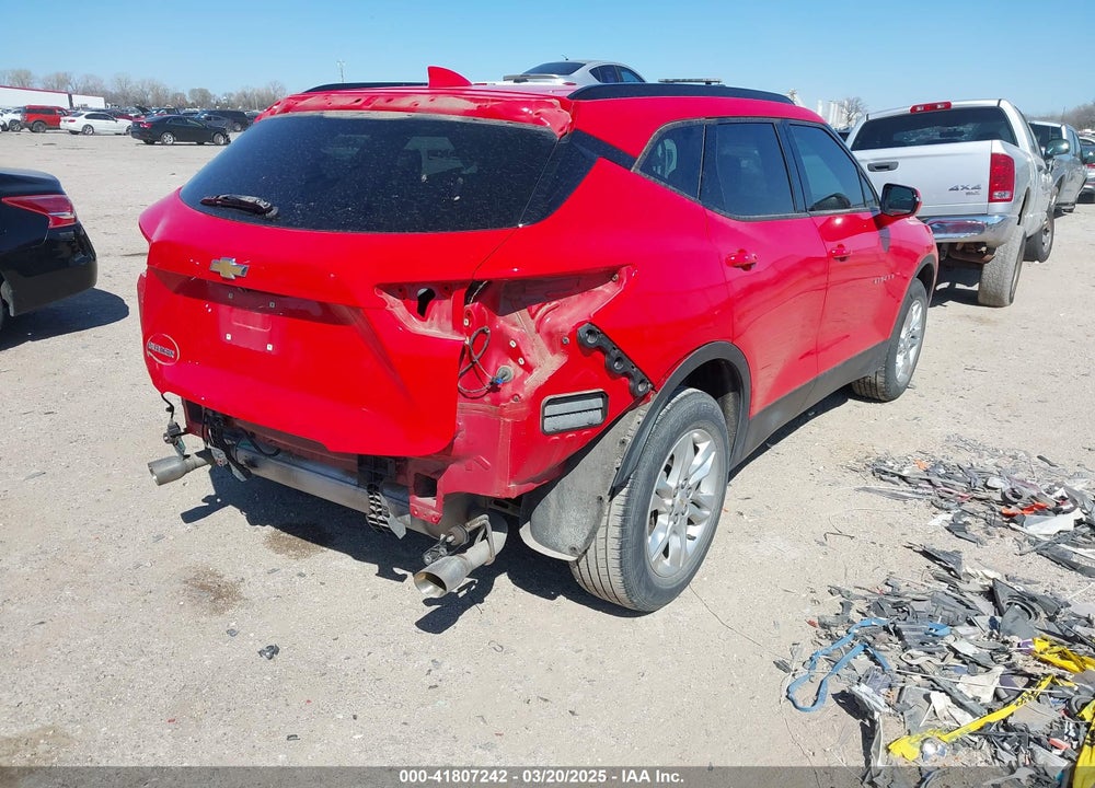 2022 CHEVROLET BLAZER VIN: 3GNKBCR42NS157028