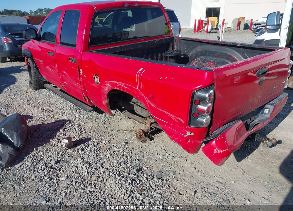 2005 DODGE RAM 1500 SLT/LARAMIE VIN: 1D7HA18D95S300795