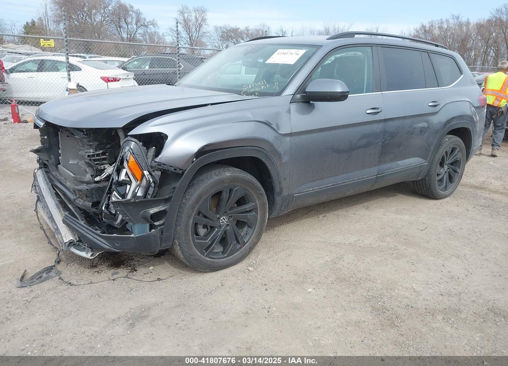 2021 VOLKSWAGEN ATLAS 3.6L V6 SE W/TECHNOLOGY VIN: 1V2KR2CA0MC570498