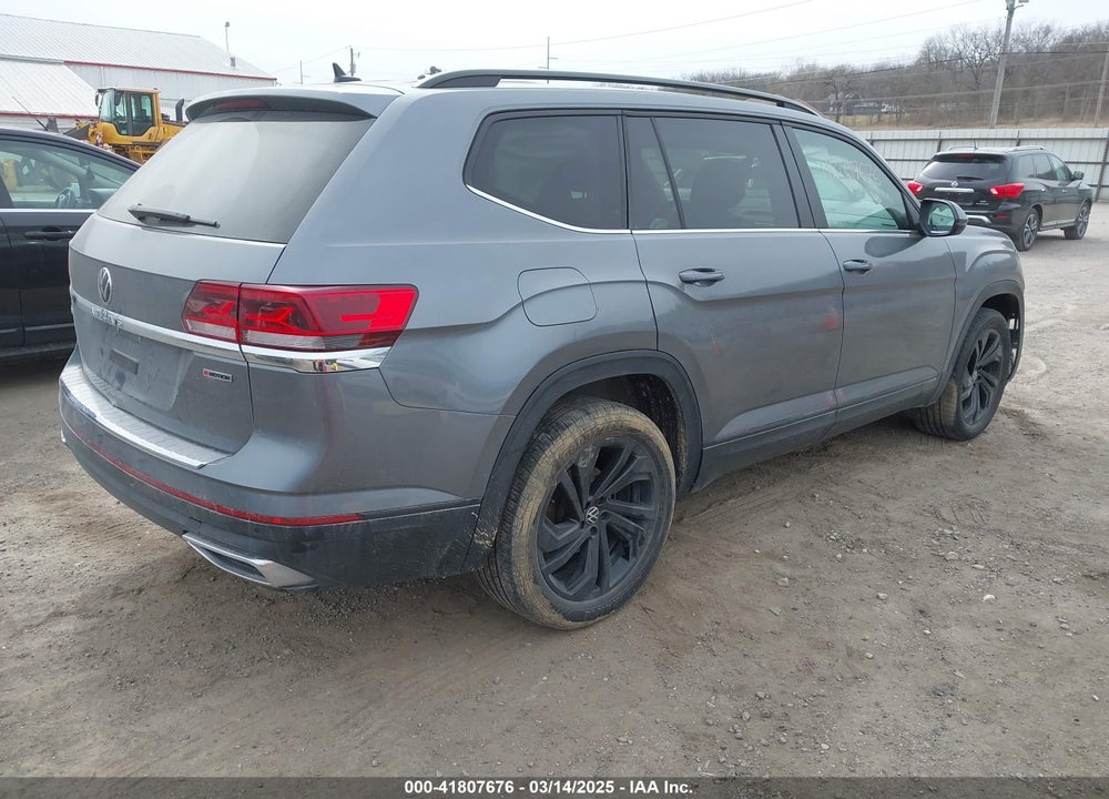 2021 VOLKSWAGEN ATLAS 3.6L V6 SE W/TECHNOLOGY VIN: 1V2KR2CA0MC570498