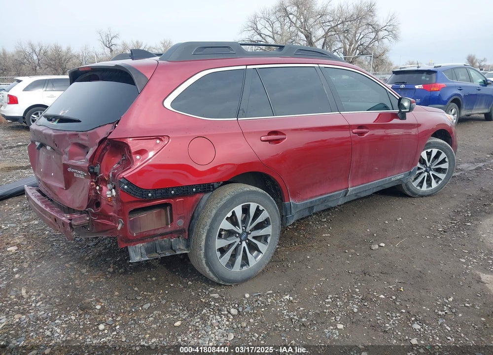 2016 SUBARU OUTBACK VIN: 4S4BSALC4G3236671