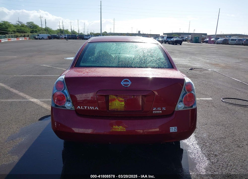 2006 NISSAN ALTIMA VIN: 1N4AL11D16N446999