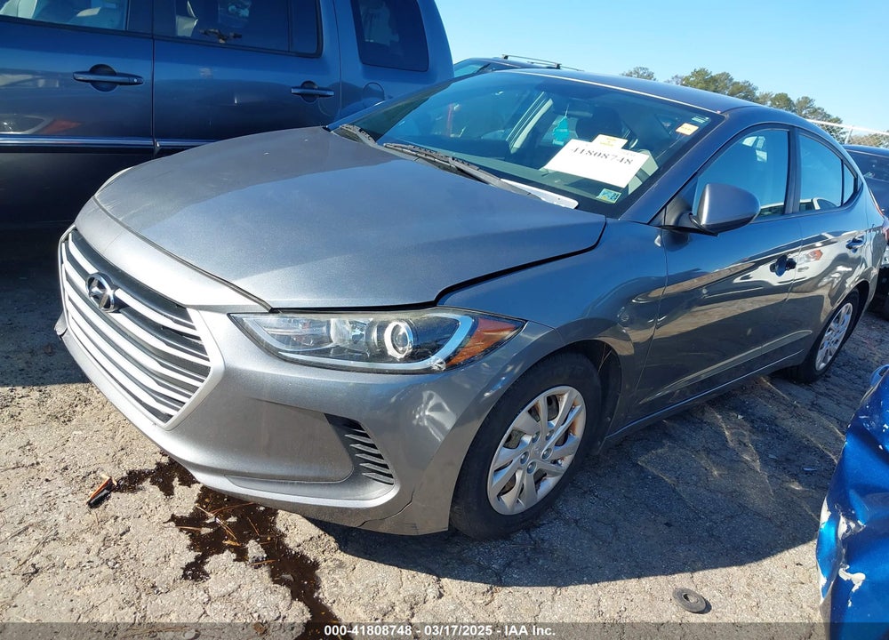 2017 HYUNDAI ELANTRA VIN: KMHD74LF9HU071525