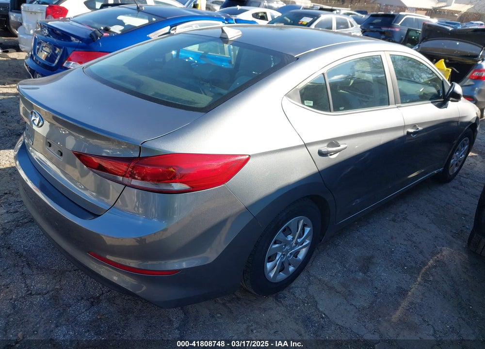 2017 HYUNDAI ELANTRA VIN: KMHD74LF9HU071525