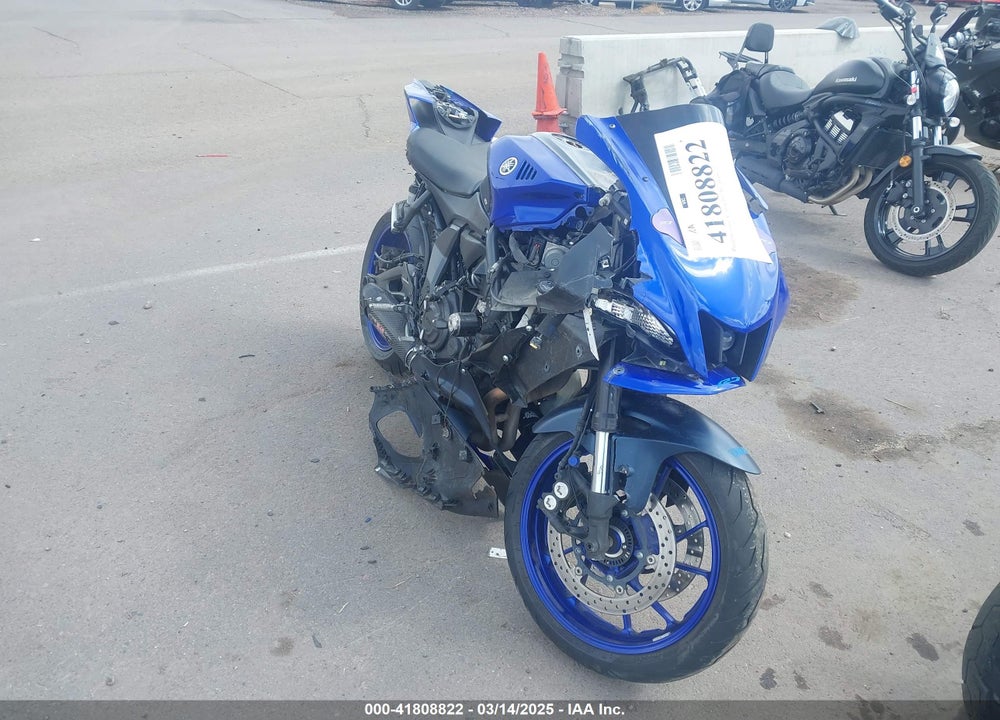 2022 YAMAHA YZFR7 VIN: JYARM38E0NA001420