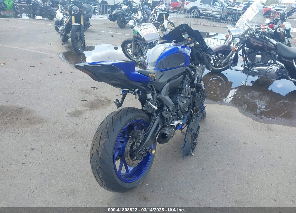 2022 YAMAHA YZFR7 VIN: JYARM38E0NA001420