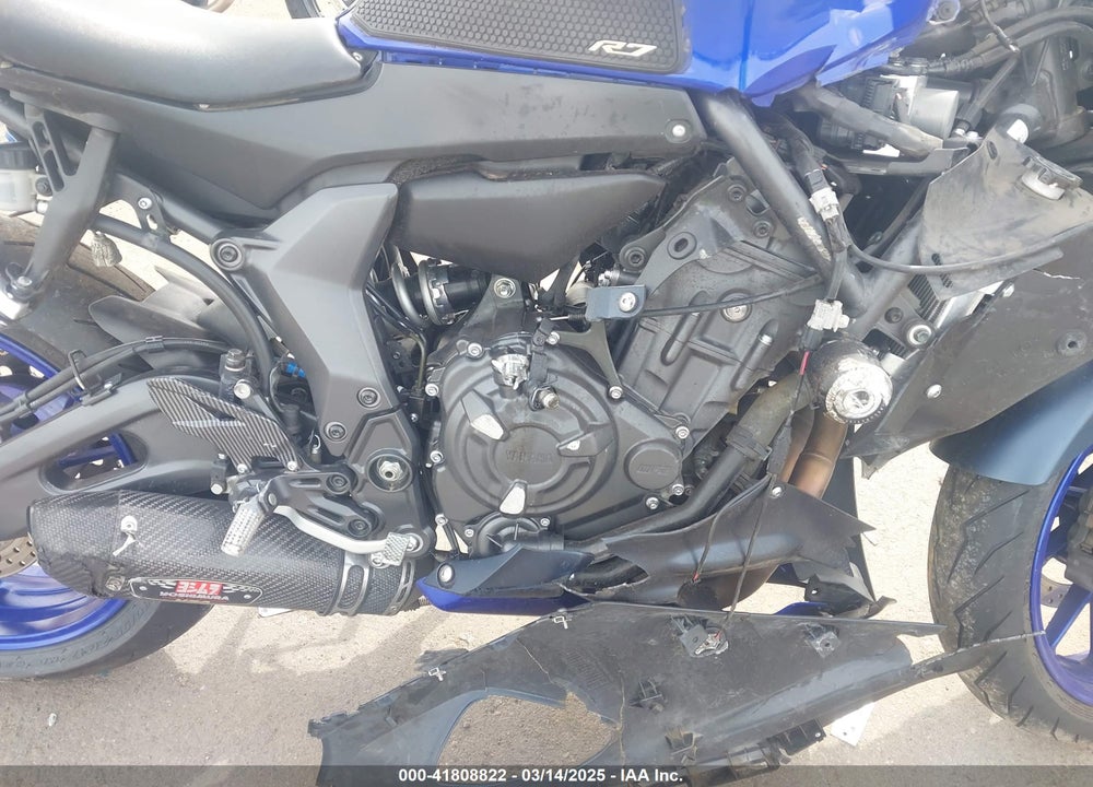 2022 YAMAHA YZFR7 VIN: JYARM38E0NA001420