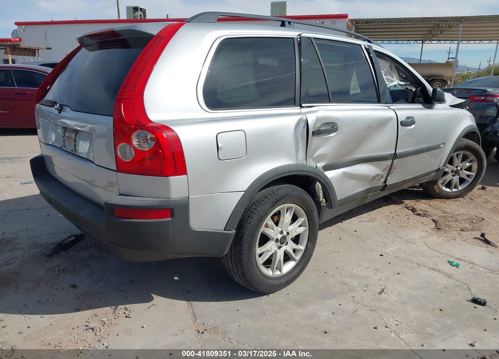 2004 VOLVO XC90 T6 VIN: YV1CZ91H341070890
