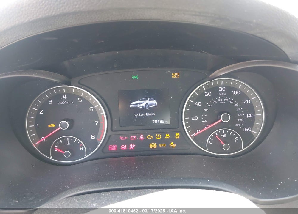 2019 KIA OPTIMA VIN: 5XXGU4L13KG313771