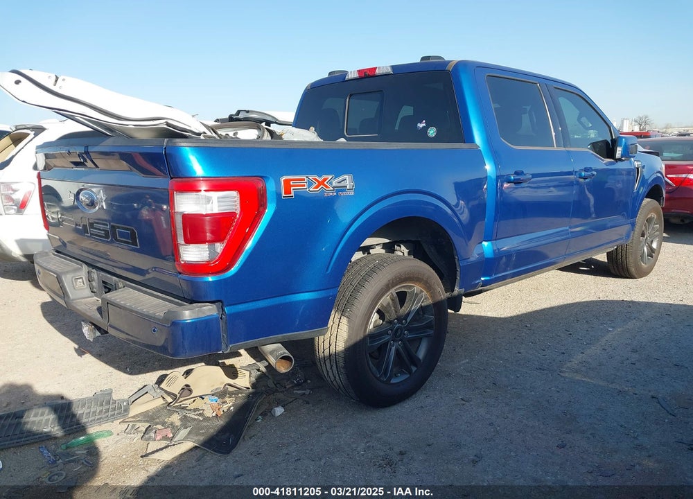2022 FORD F-150 LARIAT VIN: 1FTFW1E83NKD21572