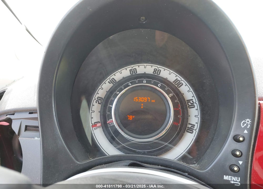 2015 FIAT 500 VIN: 3C3CFFAR8FT502119