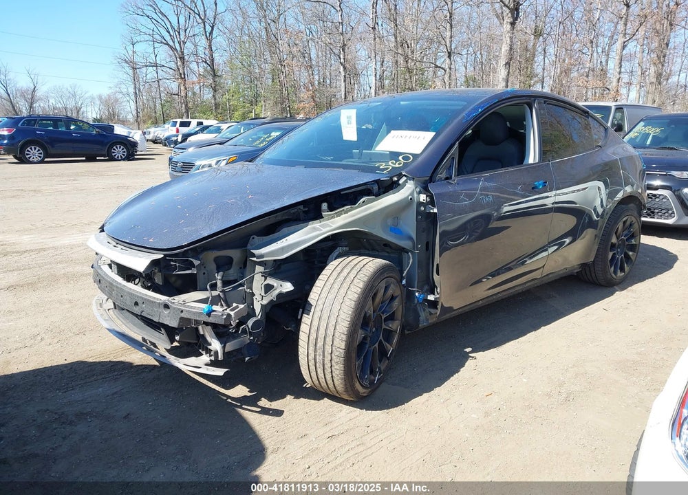 2021 TESLA MODEL Y VIN: 5YJYGDEE9MF062580