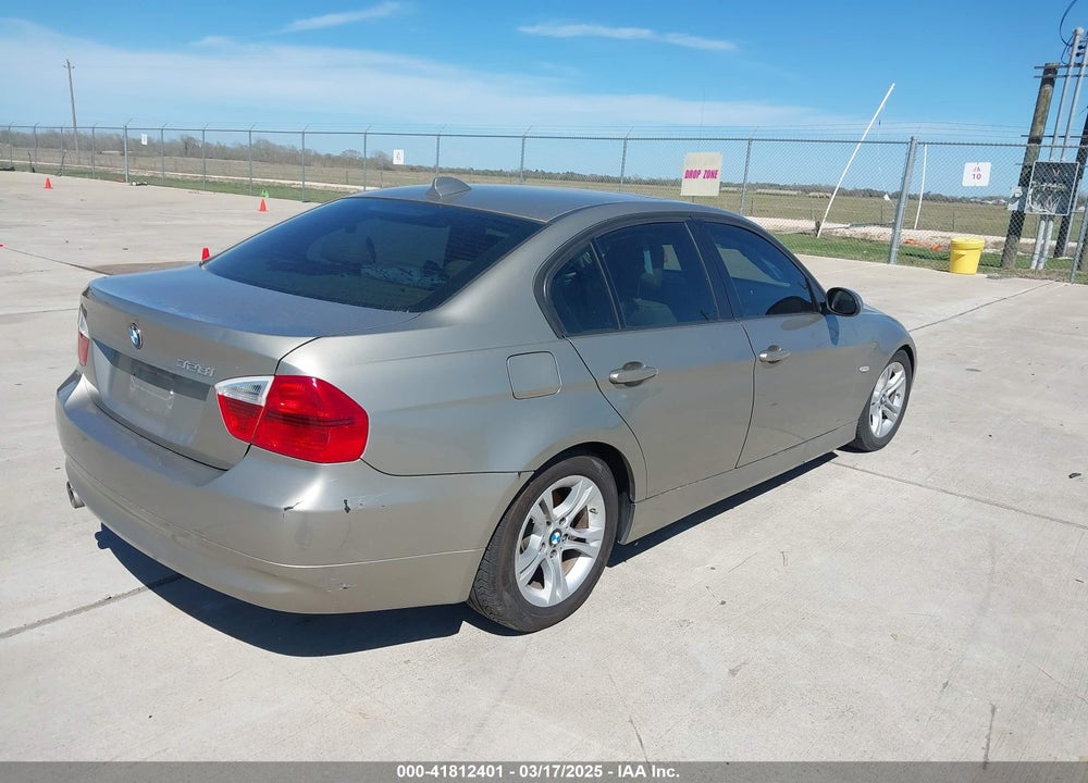 2008 BMW 328I VIN: WBAVA37598NL54584