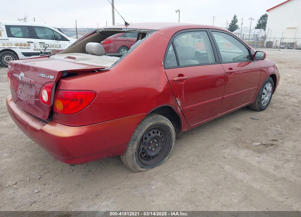 2004 TOYOTA COROLLA VIN: 2T1BR32E54C291681