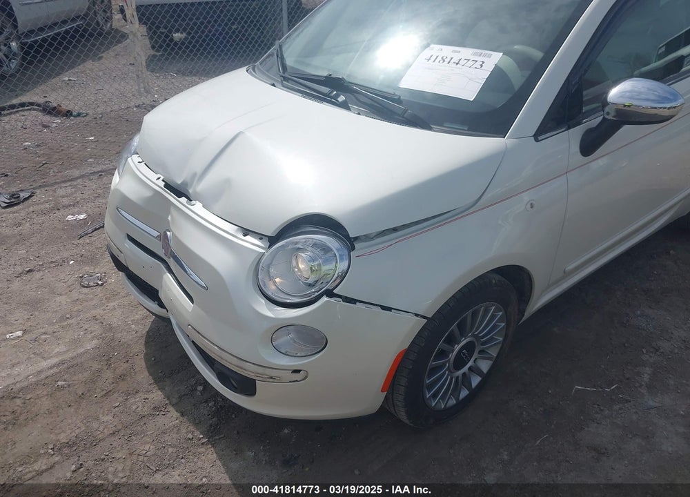 2013 FIAT 500C VIN: 3C3CFFER1DT541089