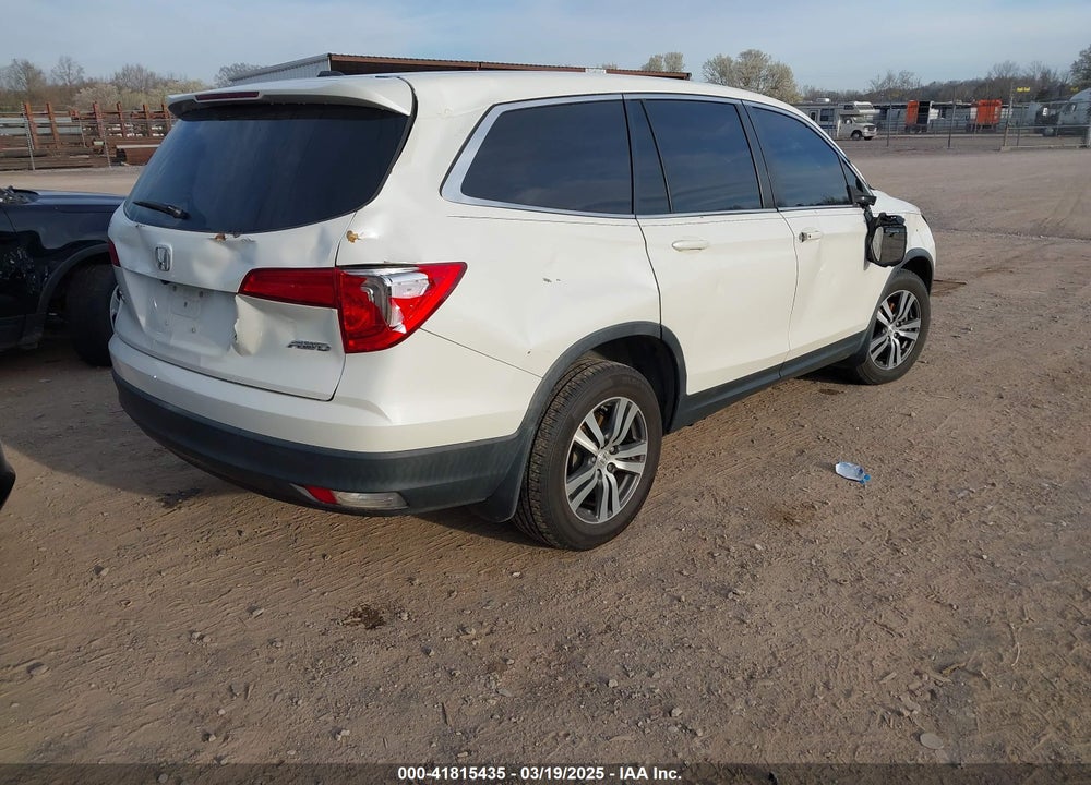 2017 HONDA PILOT EX-L VIN: 5FNYF6H77HB089326