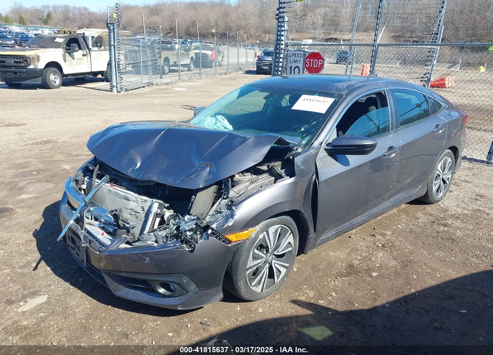 2017 HONDA CIVIC VIN: 19XFC1F36HE027554