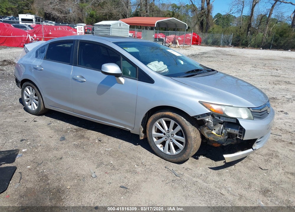 2012 HONDA CIVIC EX VIN: 19XFB2F88CE021929