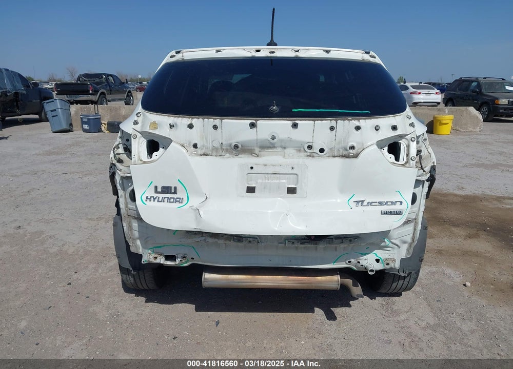 2012 HYUNDAI TUCSON LIMITED VIN: KM8JU3AC8CU485919