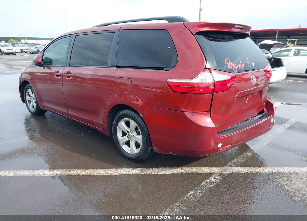 2015 TOYOTA SIENNA VIN: 5TDKK3DC5FS539082