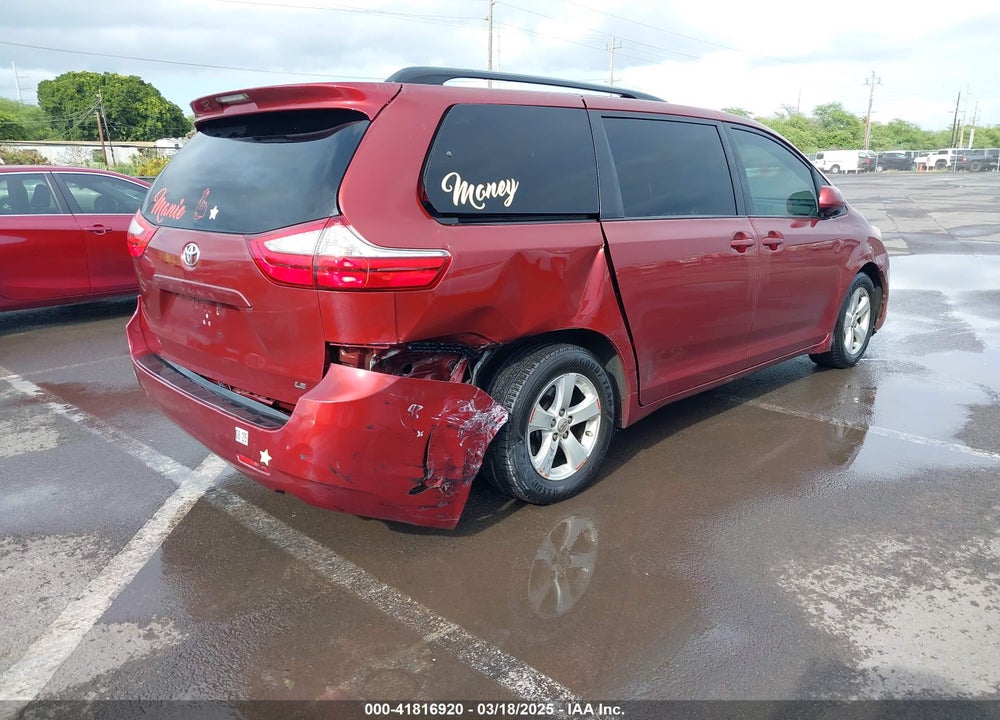 2015 TOYOTA SIENNA VIN: 5TDKK3DC5FS539082