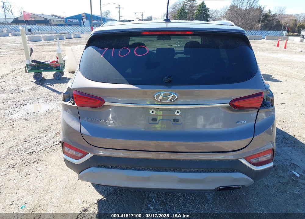 2019 HYUNDAI SANTA FE VIN: 5NMS2CAD0KH117649