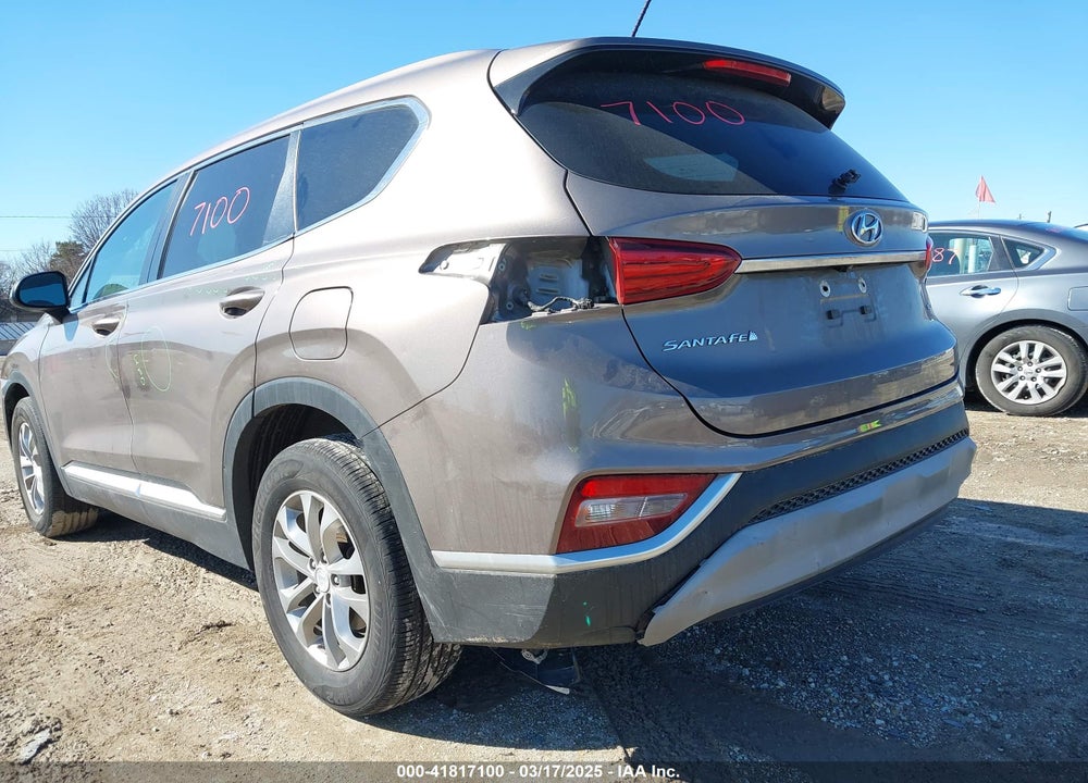 2019 HYUNDAI SANTA FE VIN: 5NMS2CAD0KH117649