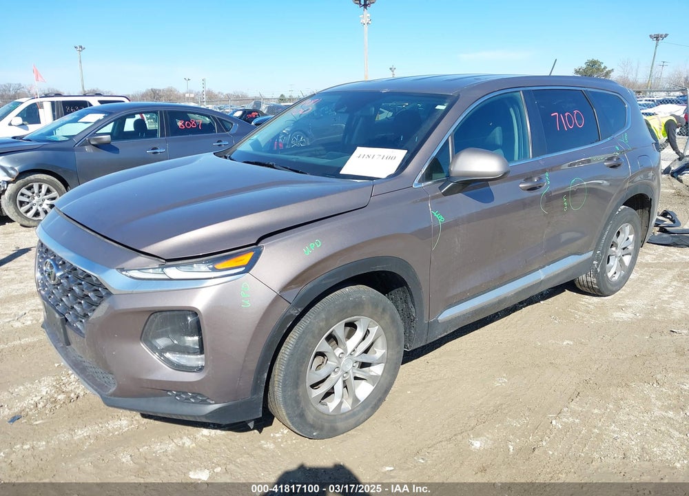 2019 HYUNDAI SANTA FE VIN: 5NMS2CAD0KH117649